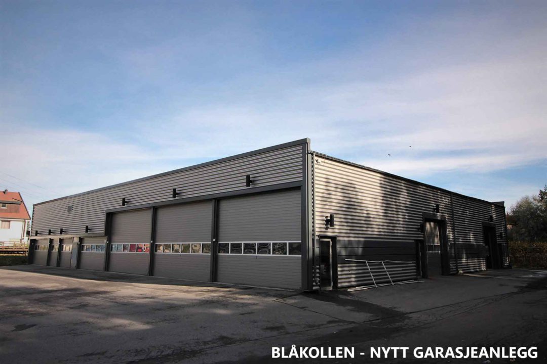 Blåkollen nytt garasjeanlegg
