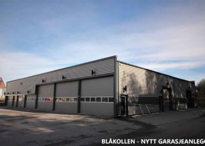 Blåkollen nytt garasjeanlegg